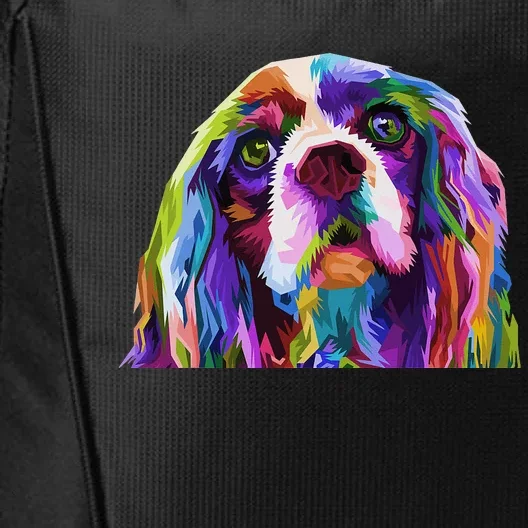 English Cocker Spaniel Pop Portrait funny Dog Owner City Backpack