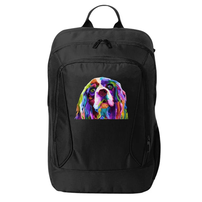 English Cocker Spaniel Pop Portrait funny Dog Owner City Backpack