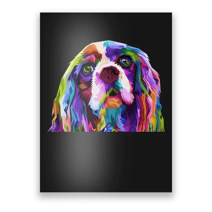 English Cocker Spaniel Pop Portrait funny Dog Owner Poster