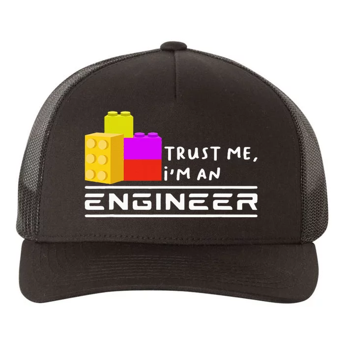 Engineer Children Toy Big Building Blocks Build Builder Yupoong Adult 5-Panel Trucker Hat