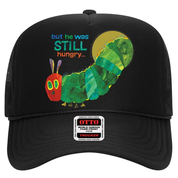 Eric Carle The Very Hungry Caterpillar Still Hungry High Crown Mesh Trucker Hat