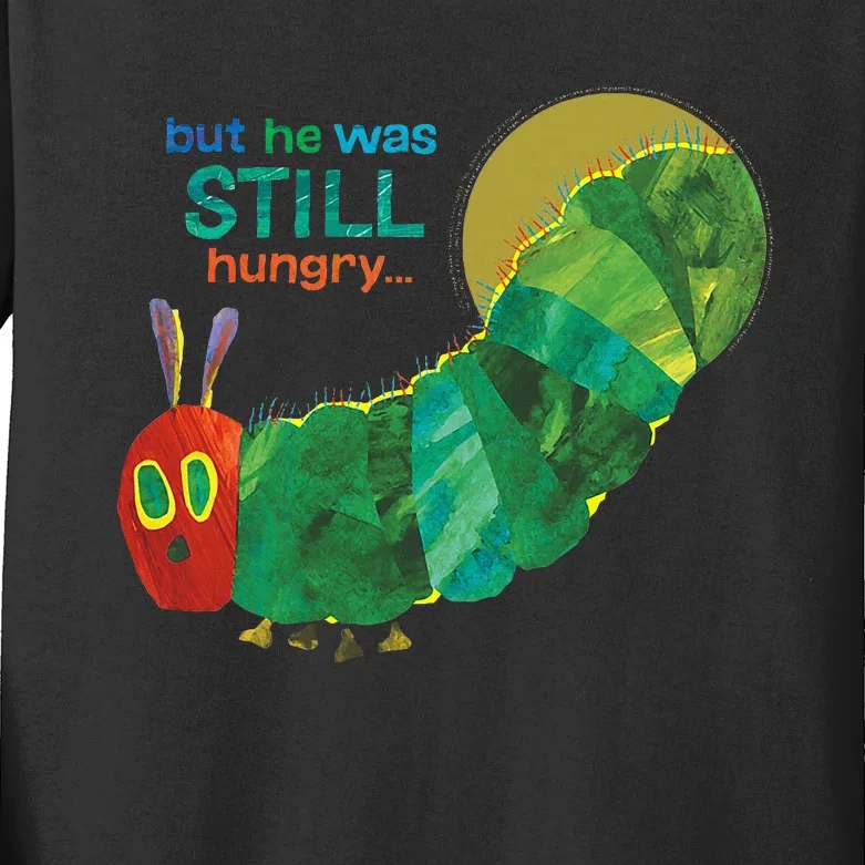 Eric Carle The Very Hungry Caterpillar Still Hungry Kids Long Sleeve Shirt