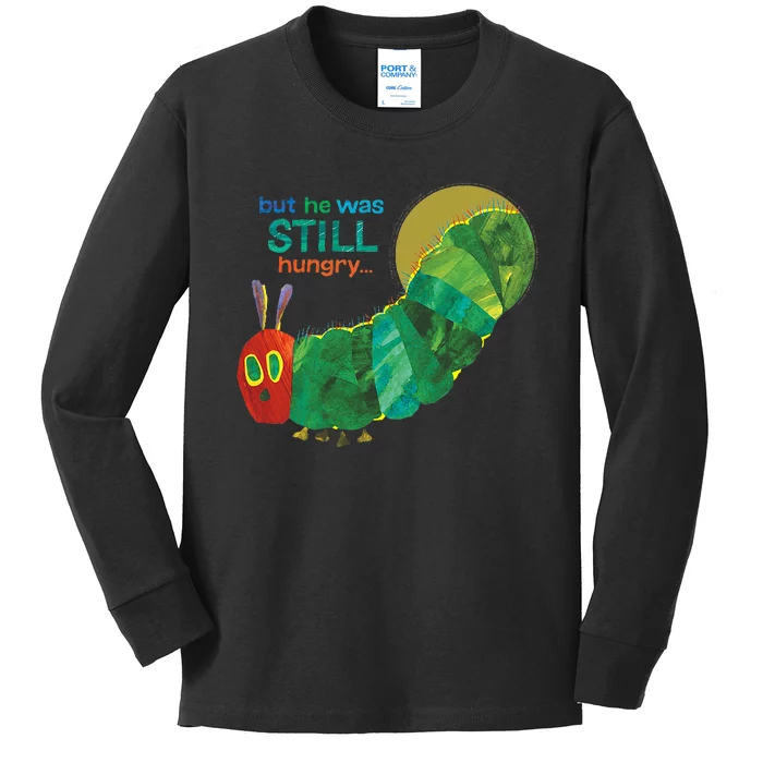 Eric Carle The Very Hungry Caterpillar Still Hungry Kids Long Sleeve Shirt