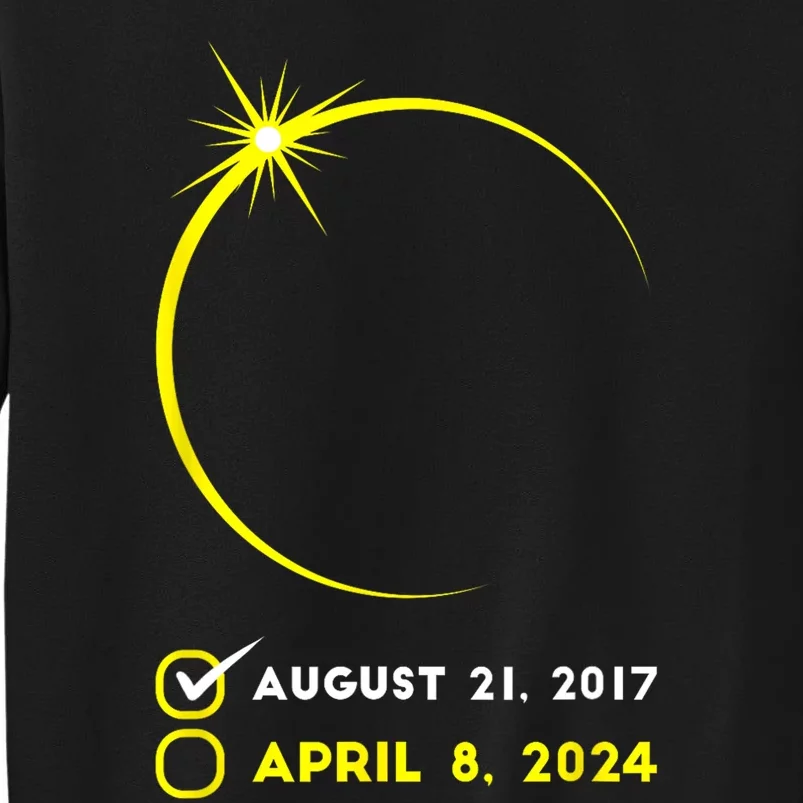 Eclipse Checklist Total Solar Eclipse April 8 2024 Eclipse Sweatshirt