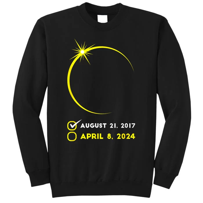 Eclipse Checklist Total Solar Eclipse April 8 2024 Eclipse Sweatshirt