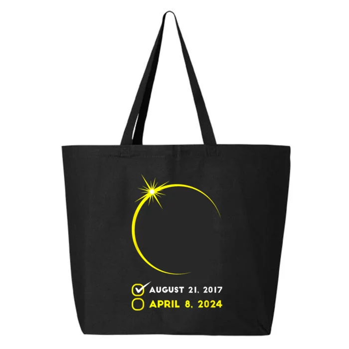 Eclipse Checklist Total Solar Eclipse April 8 2024 Eclipse 25L Jumbo Tote