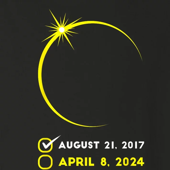 Eclipse Checklist Total Solar Eclipse April 8 2024 Eclipse Toddler Long Sleeve Shirt