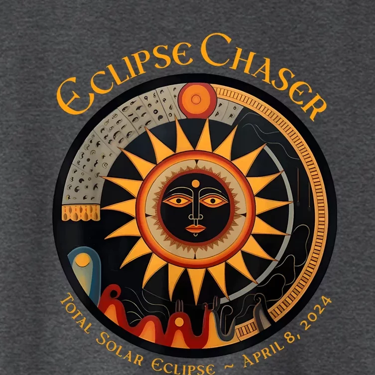 Eclipse Chaser Total Solar Eclipse 2024 Women's Crop Top Tee