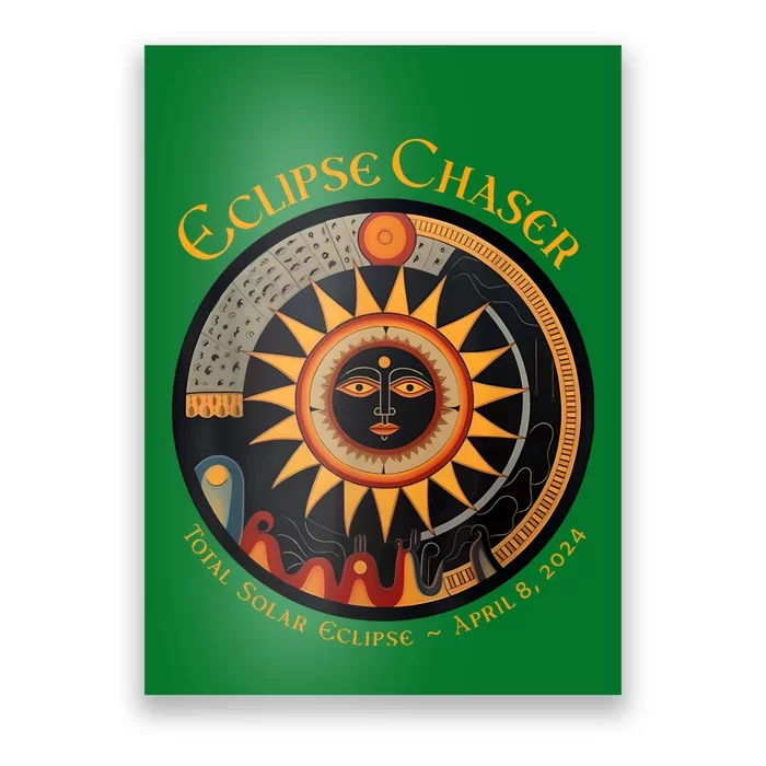 Eclipse Chaser Total Solar Eclipse 2024 Poster