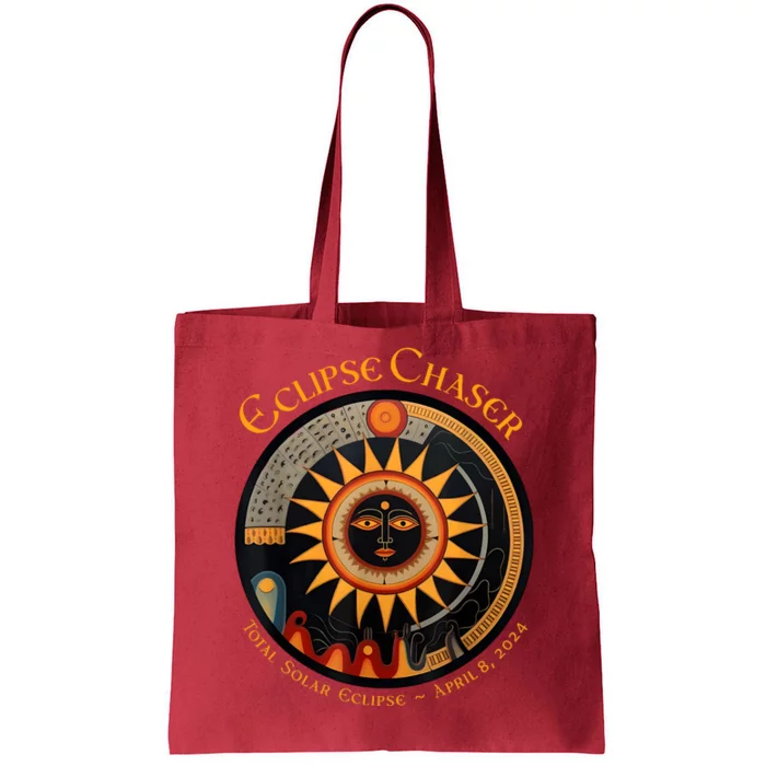 Eclipse Chaser Total Solar Eclipse 2024 Tote Bag