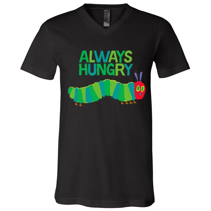 Eric Carle The Very Hungry Caterpillar Always Hungry V-Neck T-Shirt