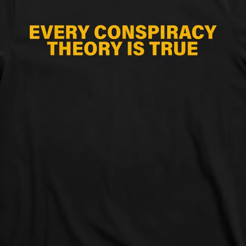 Every Conspiracy Theory Is True Funny T-Shirt