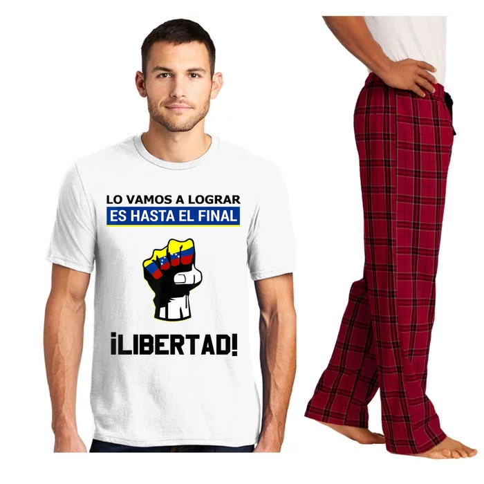 Estoy Con Venezuela Hasta El Final Proud Venezuelan Libre Pajama Set