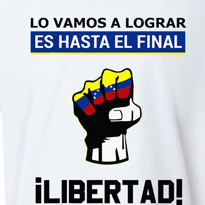 Estoy Con Venezuela Hasta El Final Proud Venezuelan Libre Sueded Cloud Jersey T-Shirt