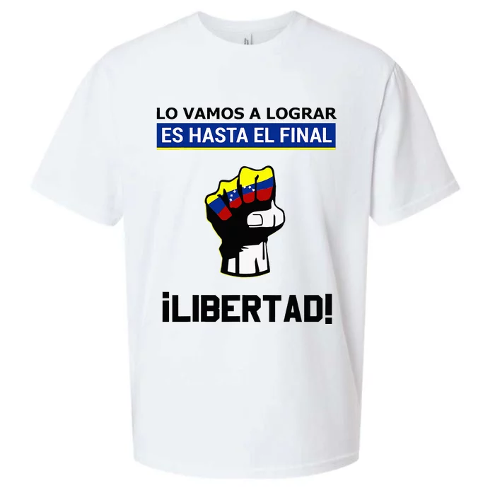 Estoy Con Venezuela Hasta El Final Proud Venezuelan Libre Sueded Cloud Jersey T-Shirt