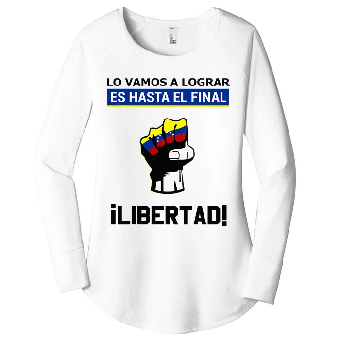 Estoy Con Venezuela Hasta El Final Proud Venezuelan Libre Women's Perfect Tri Tunic Long Sleeve Shirt