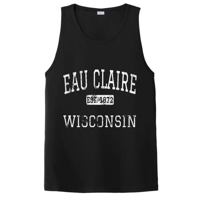 Eau Claire Wisconsin WI Vintage Performance Tank