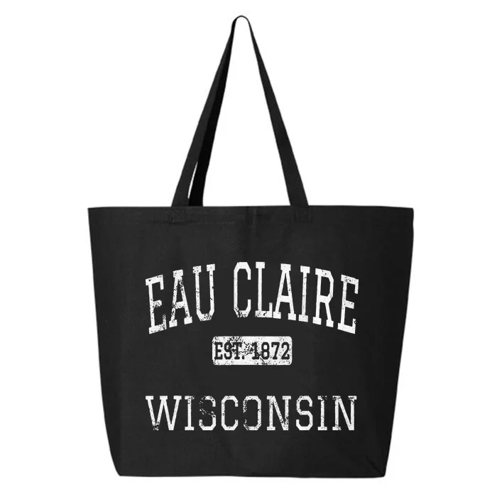 Eau Claire Wisconsin Wi Vintage 25L Jumbo Tote