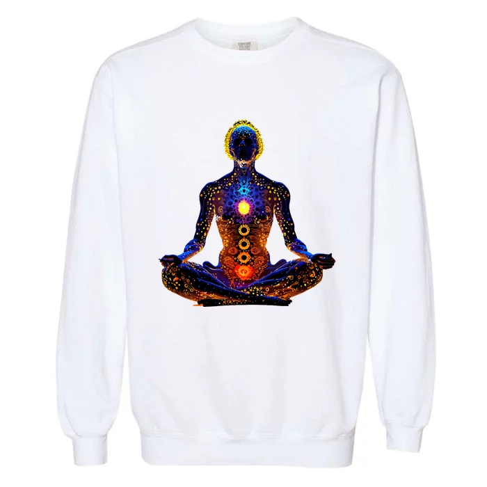 Energy Chakra Yoga Meditation Spiritual Garment-Dyed Sweatshirt