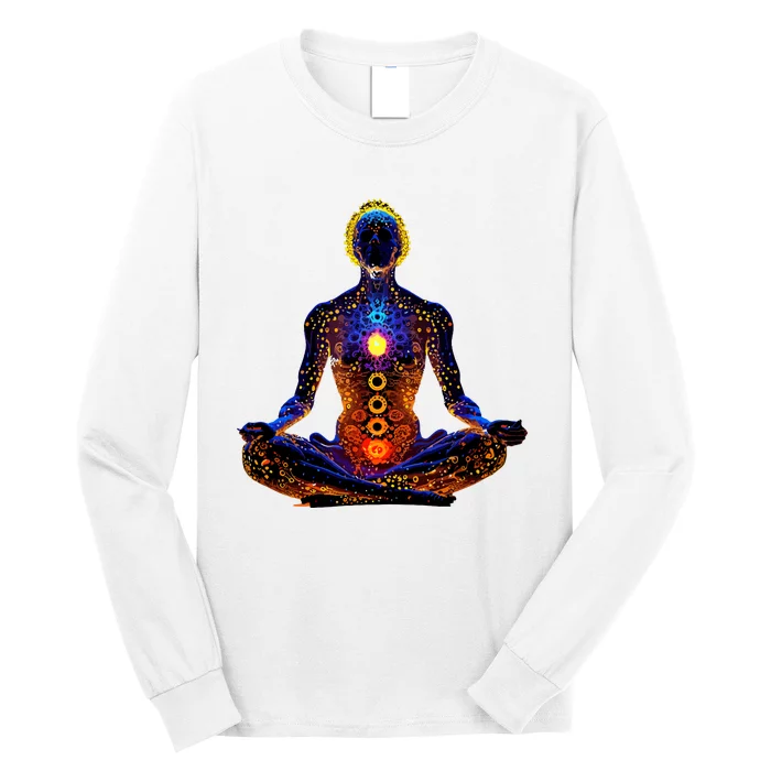 Energy Chakra Yoga Meditation Spiritual Long Sleeve Shirt