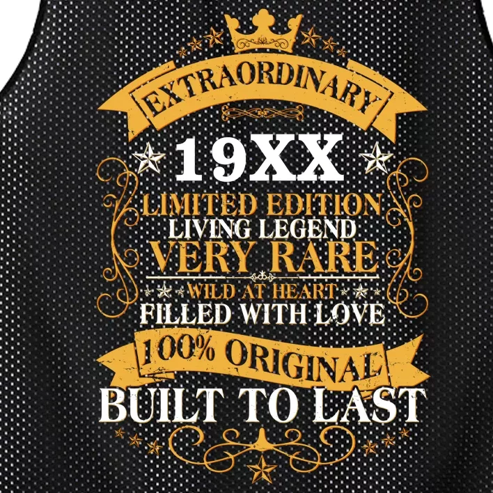 Extraordinary Custom Year Limited Edition Built To Last Personalize Birthday Mesh Reversible Basketball Jersey Tank