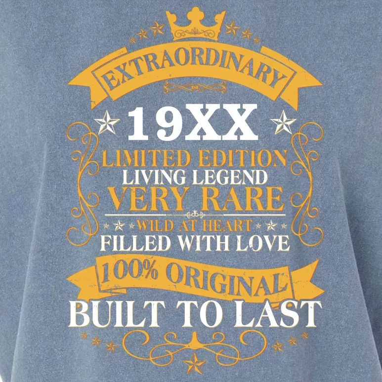 Extraordinary Custom Year Limited Edition Built To Last Personalize Birthday Garment-Dyed Women's Muscle Tee