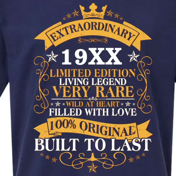 Extraordinary Custom Year Limited Edition Built To Last Personalize Birthday Sueded Cloud Jersey T-Shirt