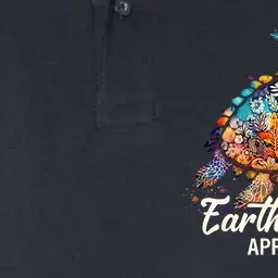 Earth Day 2024 Restore Earth Sea Turtle Art Save The Planet Softstyle Adult Sport Polo