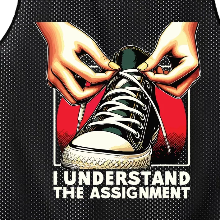 Election Day 2024 I Understand The Assignment Kamala Harris Mesh Reversible Basketball Jersey Tank