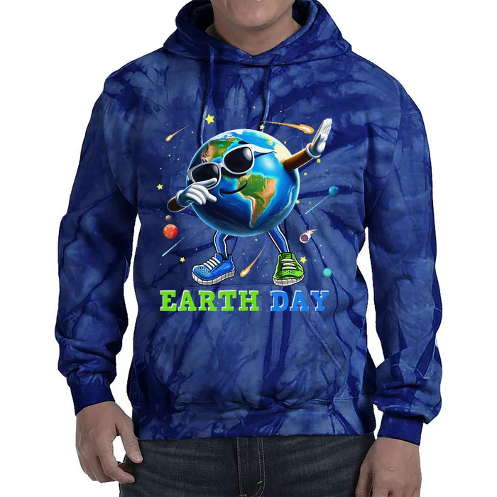 Earth Day 2024 Funny Earth Day Dab Tie Dye Hoodie