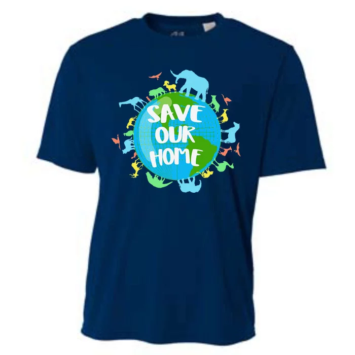 Earth Day 2023 Environmental Nature Planet Cooling Performance Crew T-Shirt