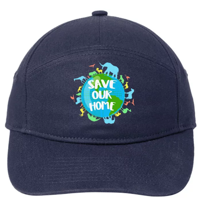 Earth Day 2023 Environmental Nature Planet 7-Panel Snapback Hat