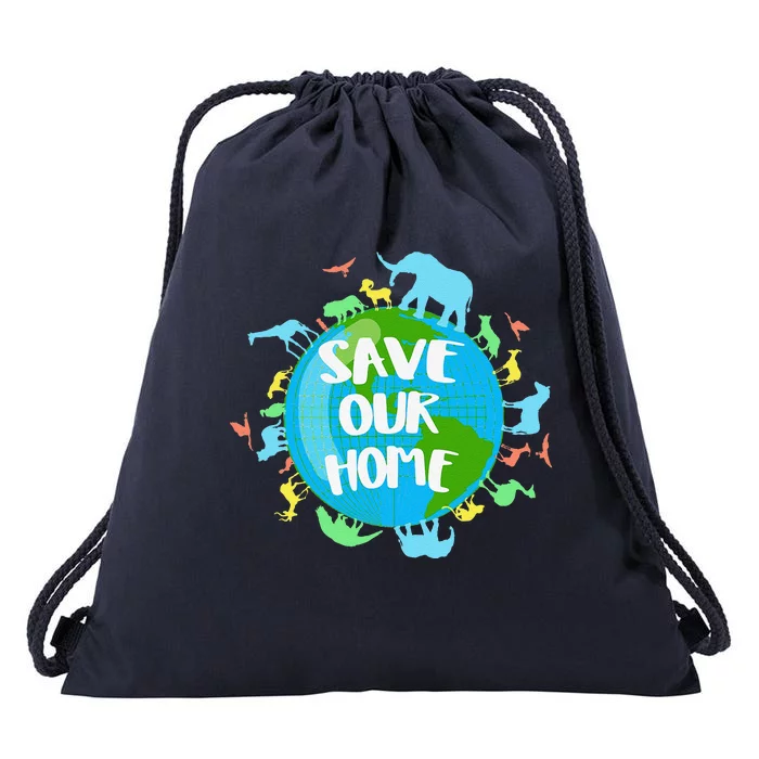 Earth Day 2023 Environmental Nature Planet Drawstring Bag