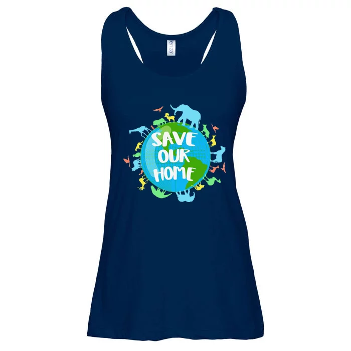 Earth Day 2023 Environmental Nature Planet Ladies Essential Flowy Tank