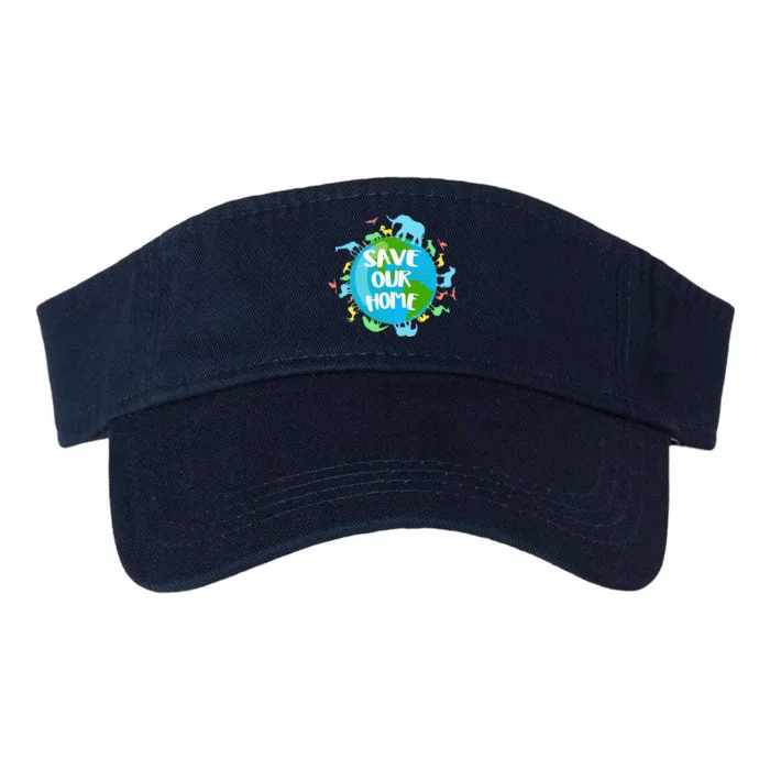 Earth Day 2023 Environmental Nature Planet Valucap Bio-Washed Visor