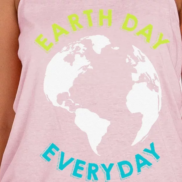 Earth Day 2023 Pocket Design Earth Day Everyday Women's Knotted Racerback Tank