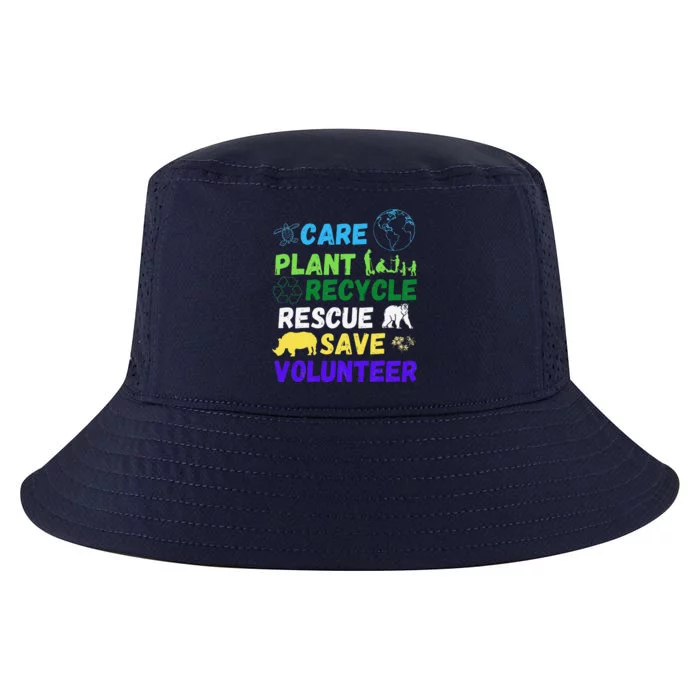 Earth Day 2023 Save Bees Rescue Animals Plant Trees Recycle Cool Comfort Performance Bucket Hat