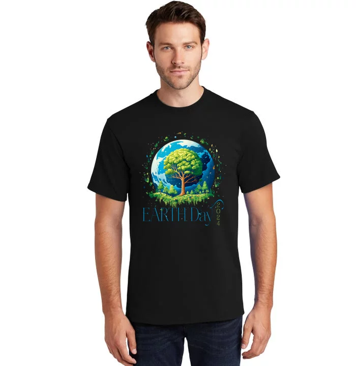 Earth Day 2024 Environmental International Awareness Tall T-Shirt