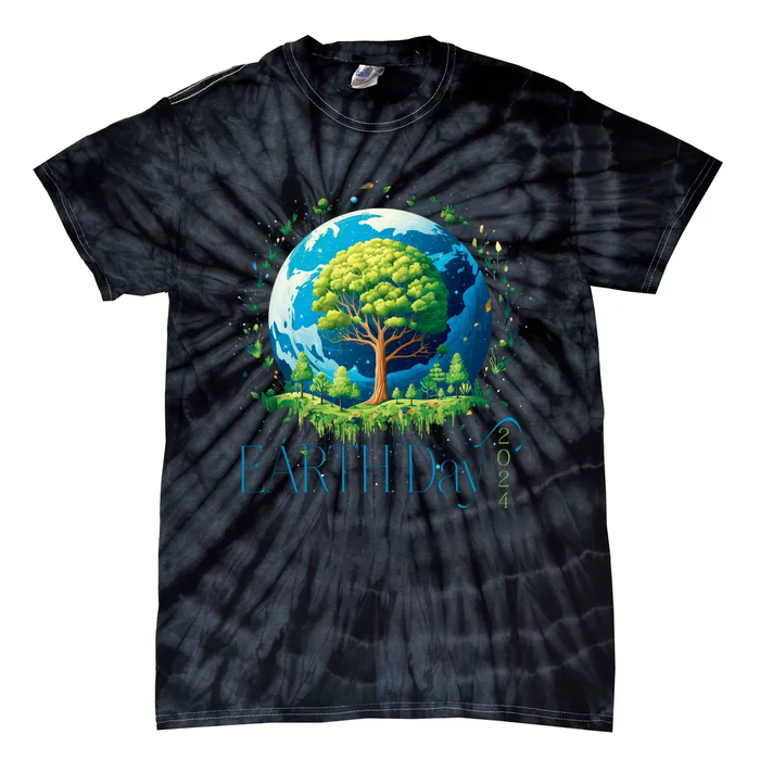 Earth Day 2024 Environmental International Awareness Tie-Dye T-Shirt