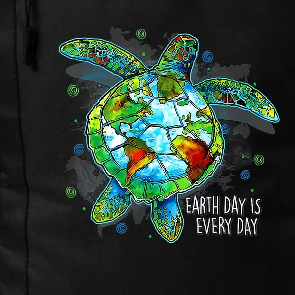 Earth Day 2024 Restore Recycle Sea Turtle Save The Planet Daily Commute Backpack