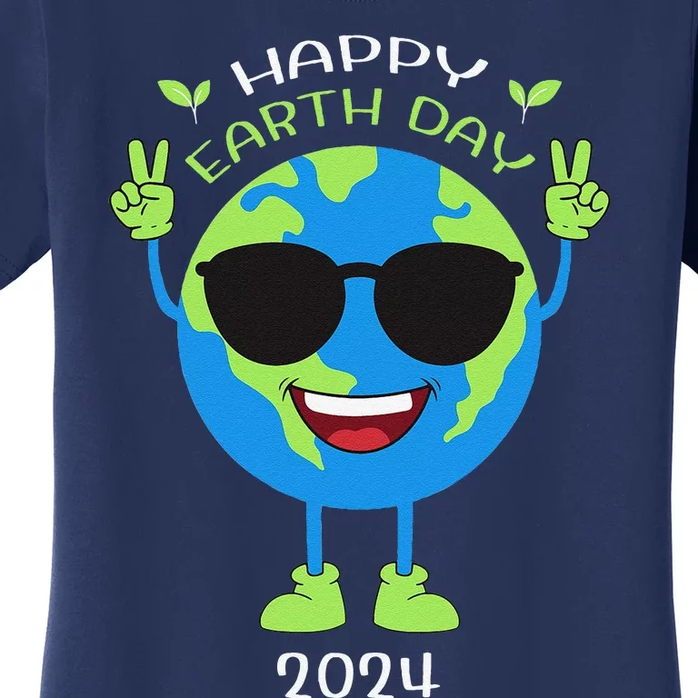 Earth Day 2024 Funny Earth Day Birthday Cute Women's T-Shirt