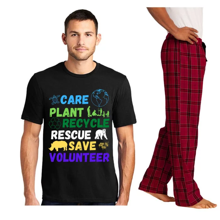 Earth Day 2024 Save Bees Rescue Animals Plant Trees Recycle Pajama Set