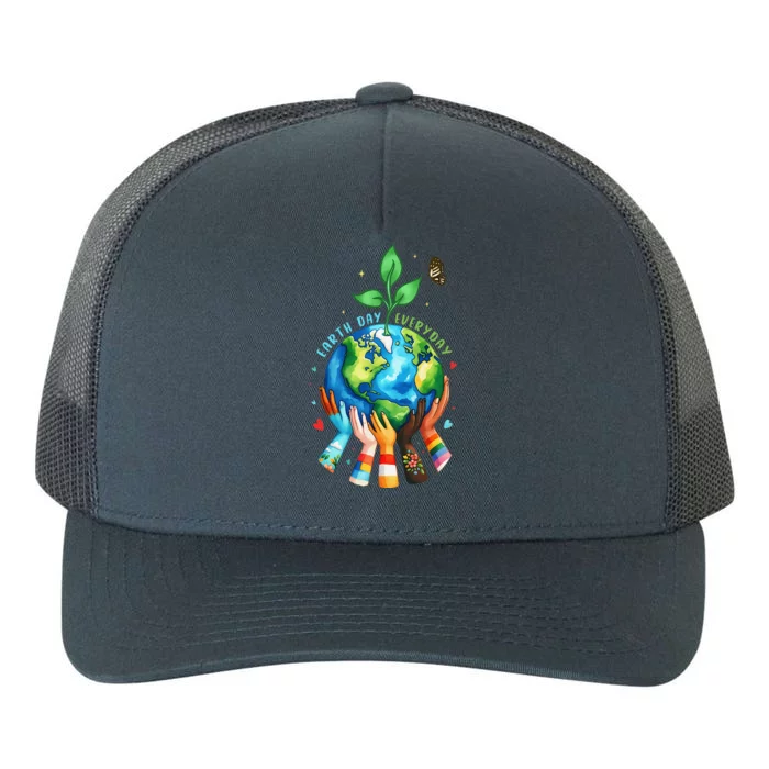 Earth Day 2024 Everyday Protect Environment Save The Planet Yupoong Adult 5-Panel Trucker Hat