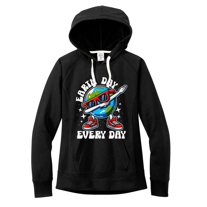 Earth Day 2024 Funny Earth Day Dab Cute Women's Fleece Hoodie