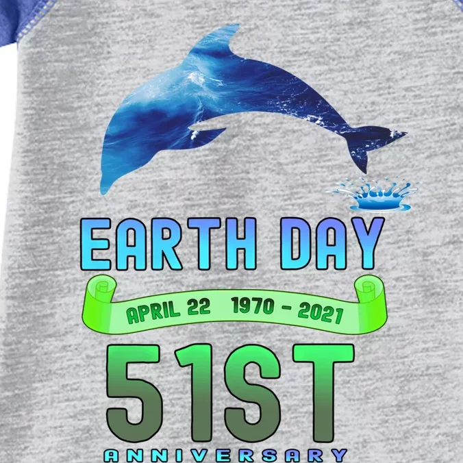 Earth Day 22 April Celebrating Mother Earth 51st Anniversary Gift Infant Baby Jersey Bodysuit