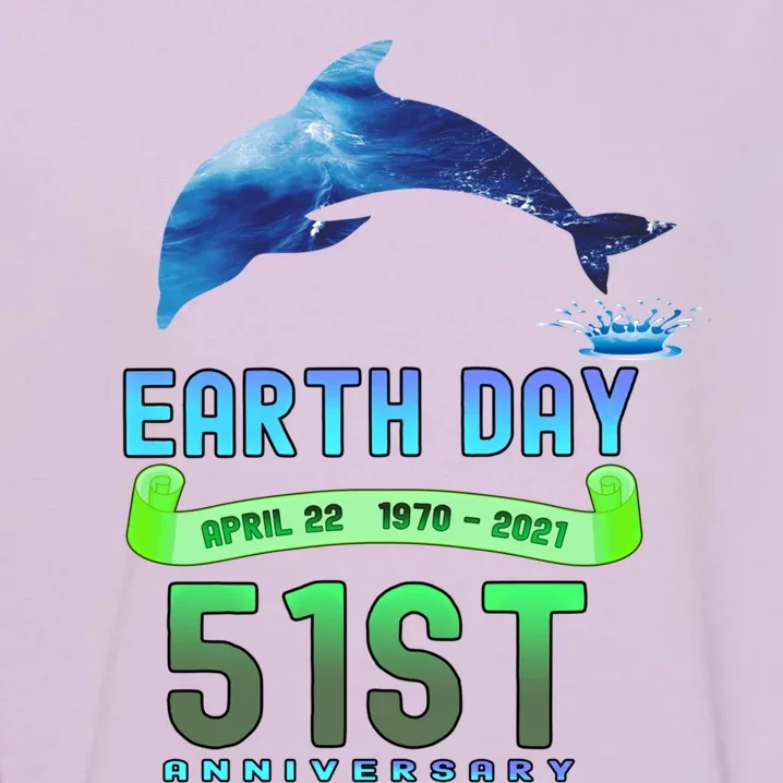 Earth Day 22 April Celebrating Mother Earth 51st Anniversary Gift Garment-Dyed Sweatshirt