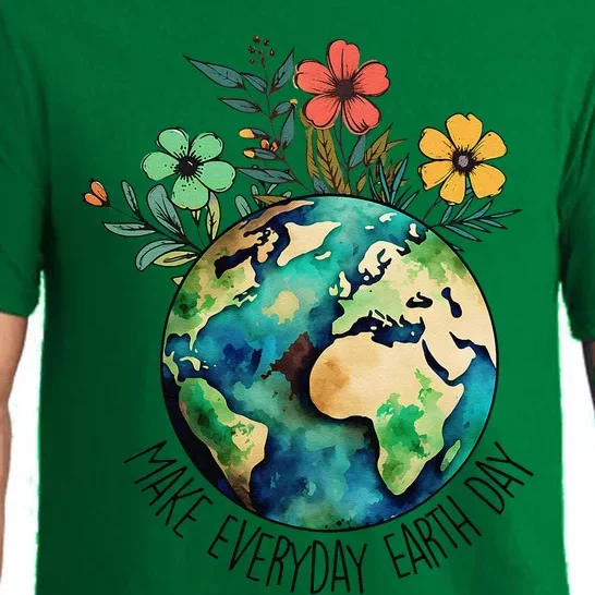 Earth Day 2024 Funny Earth Day Make Everyday Earth Day Pajama Set