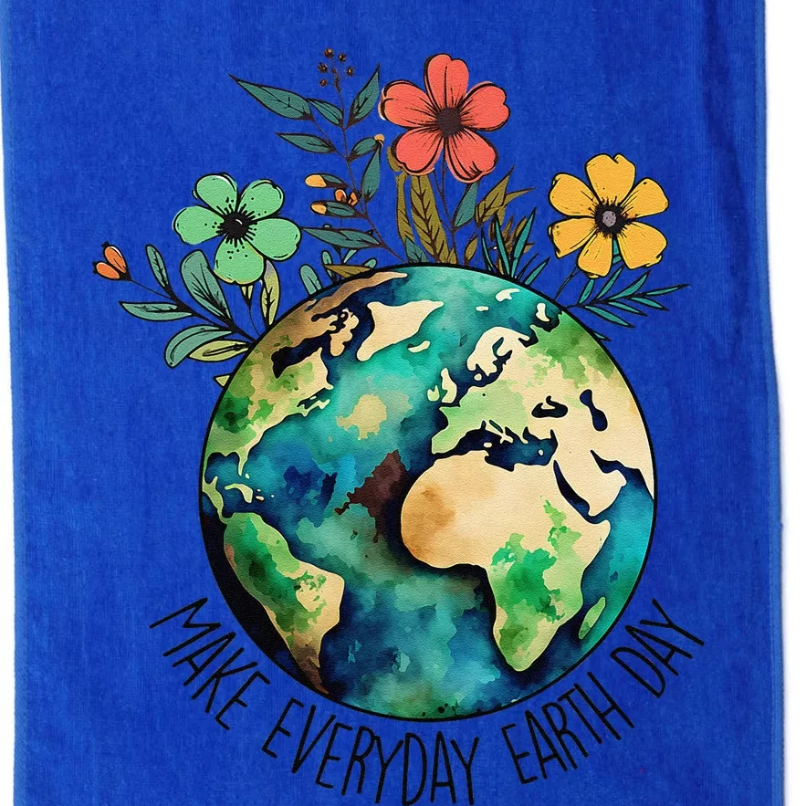 Earth Day 2024 Funny Earth Day Make Everyday Earth Day Platinum Collection Golf Towel