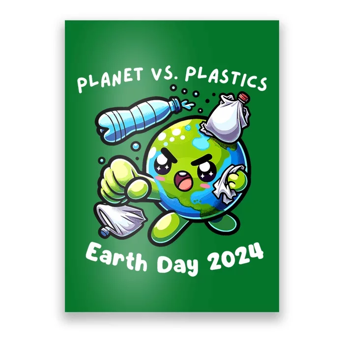 Earth Day 2024 Planet Vs Plastics Poster