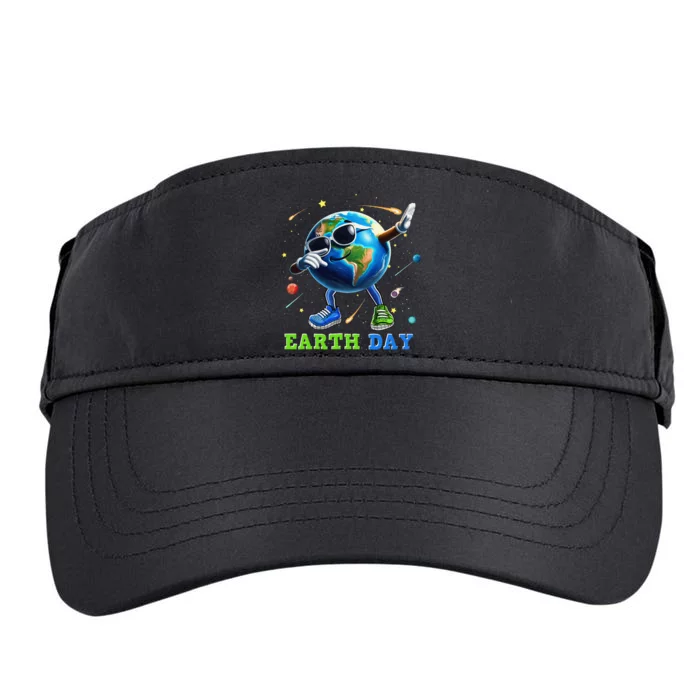 Earth Day 2024 Funny Earth Day Dab Adult Drive Performance Visor